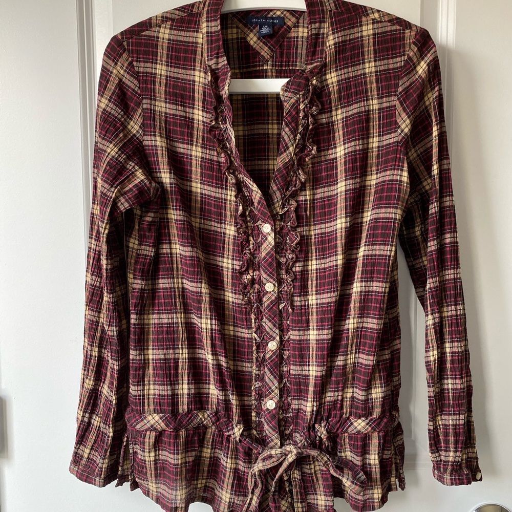 100% Cotton Fall Plaid Autumn Shirt